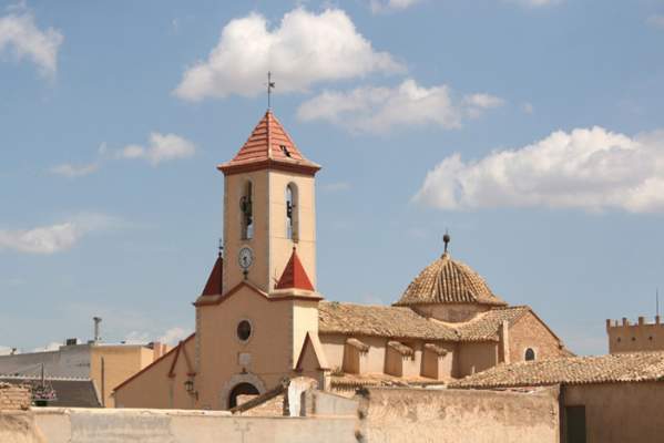 Church and historic buildings in Balsicas, Torre Pacheco, Murcia