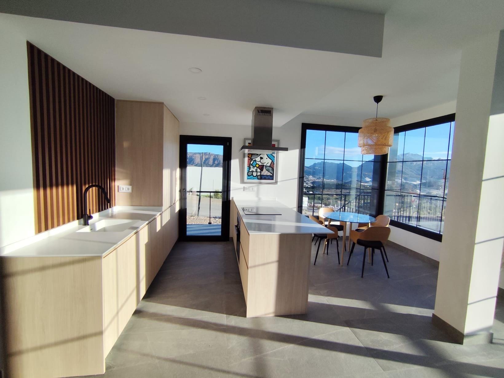 NEW-BUILD-TOWNHOUSES-IN-POLOP-5 Inviting New Build 3 Bedroom Townhouse with Private Pool and Solarium in Polop, Alicante